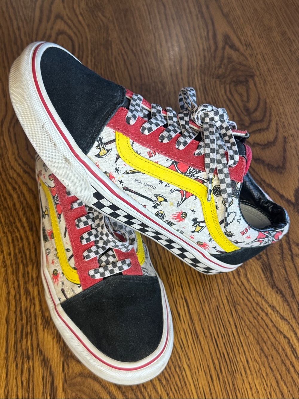 Vans Stranger Things Special Edition Old Skool Sneakers - W 7.5/M 6 Hellfire